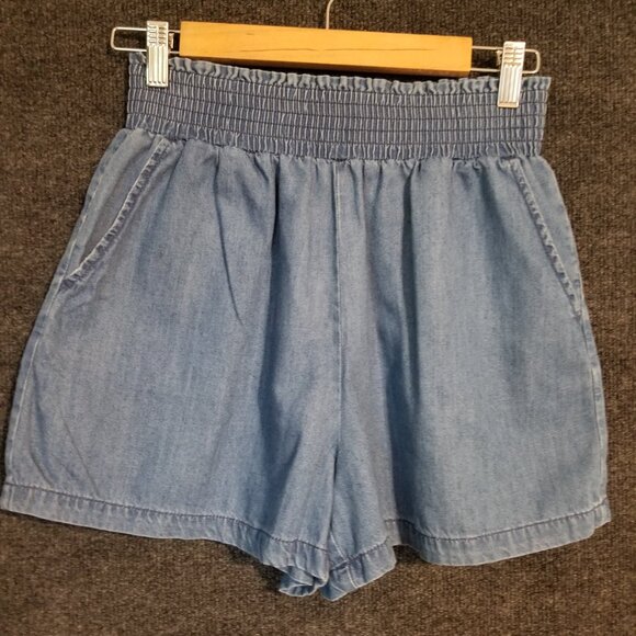 Cotton Blend Pull-up Shorts size S - Picture 2 of 6